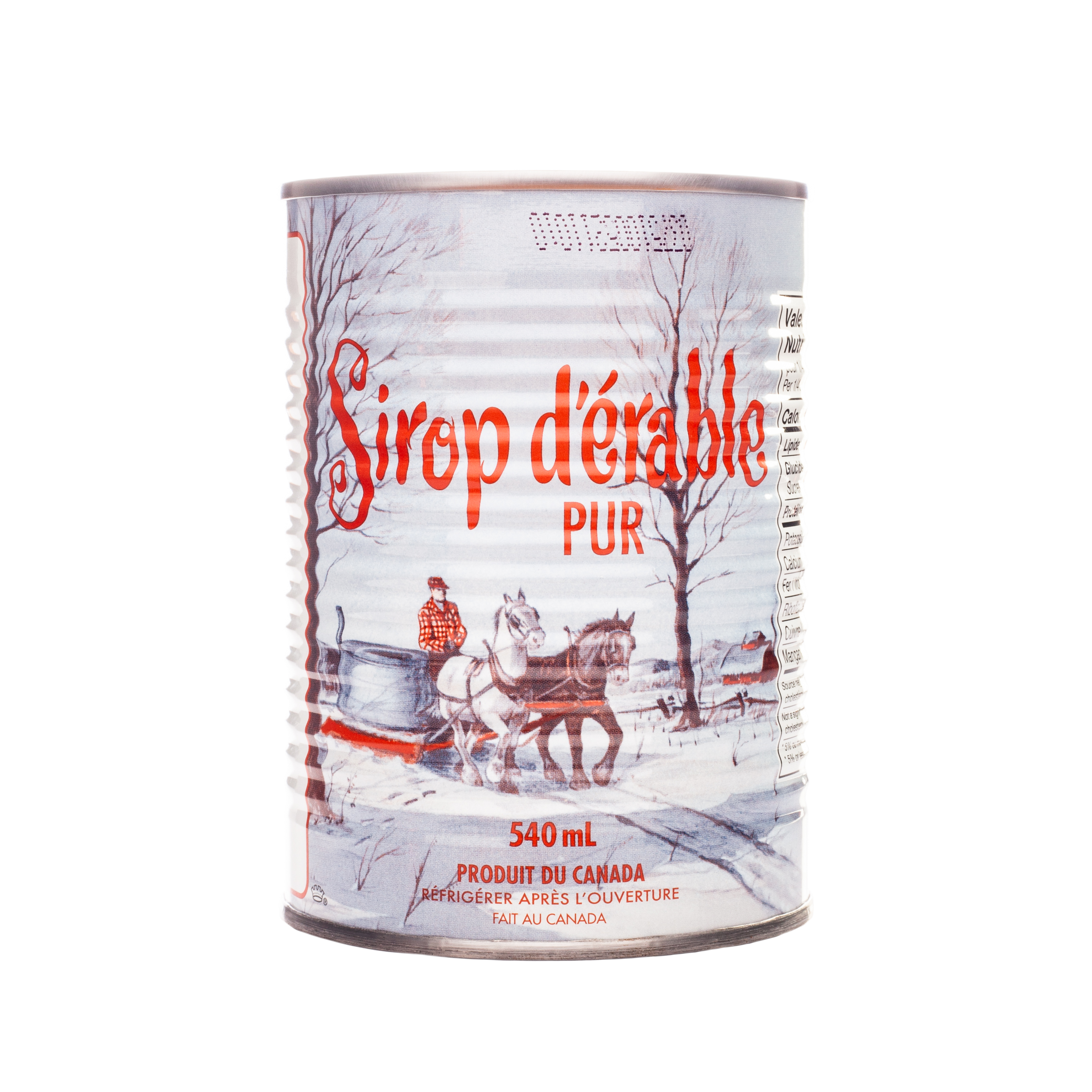 Sirop d'érable biologique